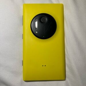 Nokia Yellow Phone Back Cover with Black Camera Housing